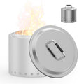 Fire Pit Lid for Ranger 15" Accessories, Round Fire Pit Cover for Lid Ranger 2.0/1.0, Stainless Steel Lid with Handle