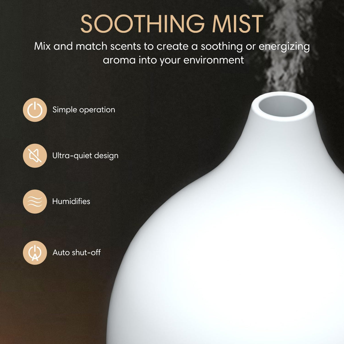 Essential Oil Diffuser 2 Pack, 100ml Aromatherapy Diffuser