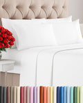 6 Piece Sheet Set - Comfy Breathable & Cooling - Ultra Soft Hotel Luxury Bedding Set w/ 8-16 Inch Deep Pockets