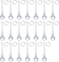 20pcs 3inch Crystal Teardrop Chandelier Pendant Parts Wedding Party Christmas Tree Decorations Ornaments