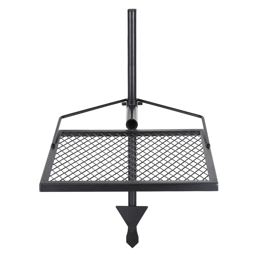 Swivel Campfire Grill, Fire Pit Grill Grate over Fire Pits, Heavy Duty Steel Grill Grates, 360° Adjustable Open Fire
