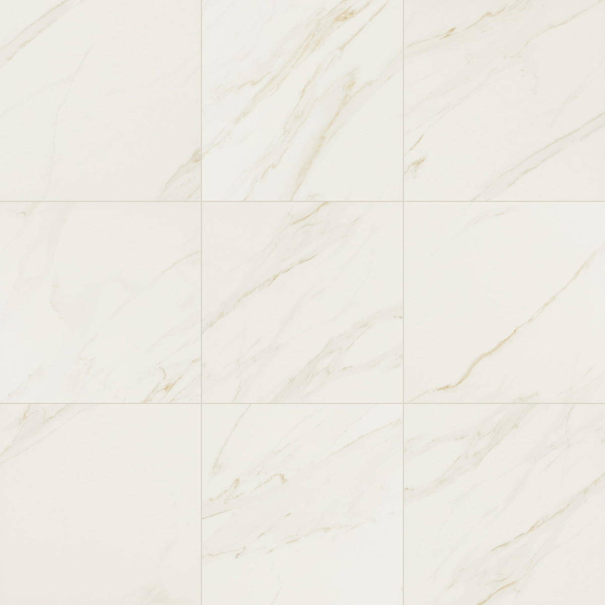 Florentine 12" X 12" Glazed Porcelain Floor Tile in Carrara (13 PC Per Carton) (12.22 SQFT Per Carton)