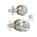 All Keyed Same Entry Door Knob and Single Cylinder Deadbolt Combo Set