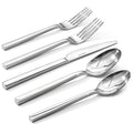 Silverware Set for 4, 20Pcs Flatware Set, Square Handle Stainless Steel