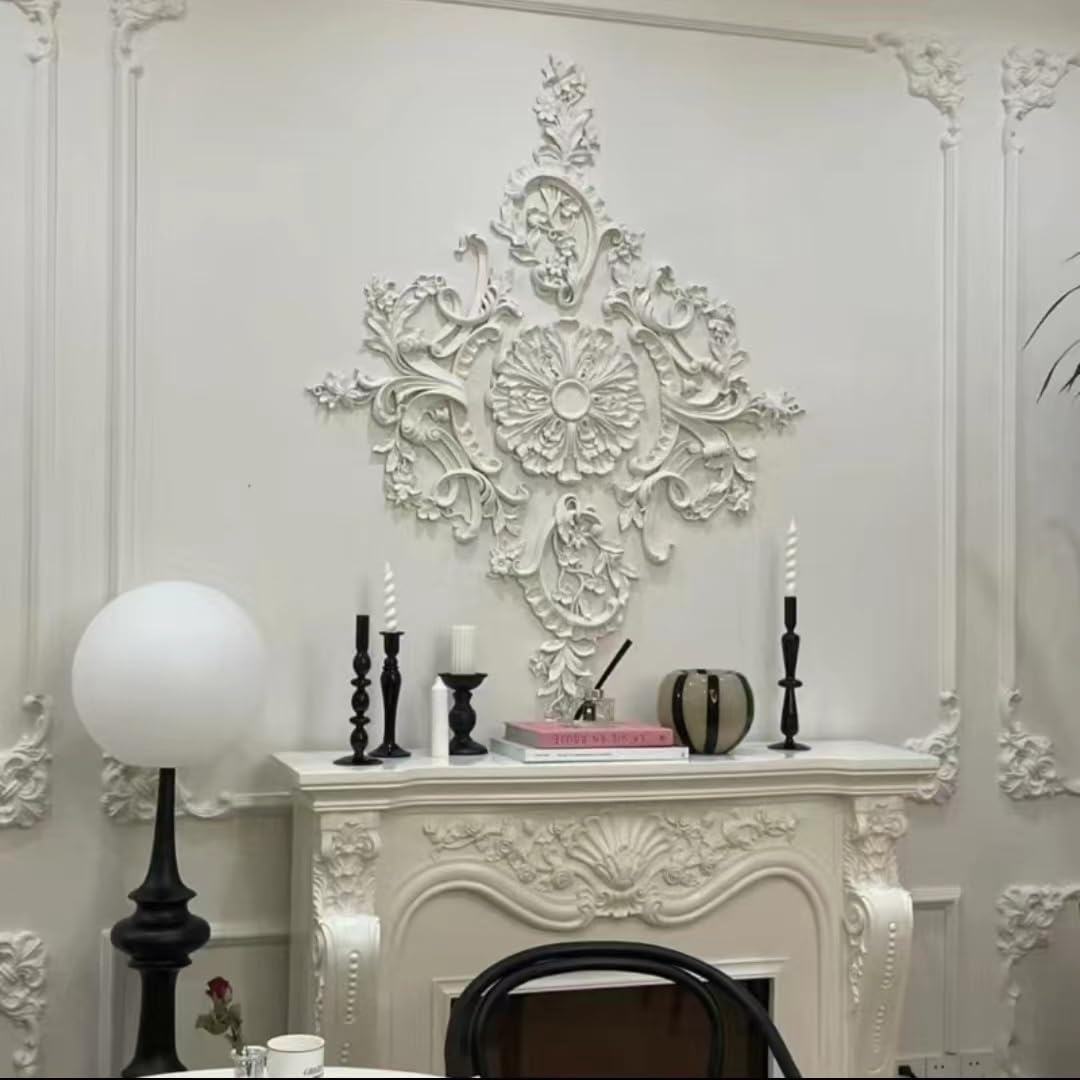 Pieced Pattern Ceiling Medallion Ceiling Medallions for Light Fixtures Split Ceiling Medallion White Ceiling Fan
