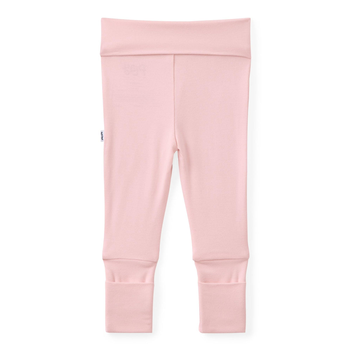 Newborn Leggings for Girls & Boys, Soft Viscose from Bamboo Leggings w/Fold Over Leg Cuffs, Baby Pants, Prima Pink