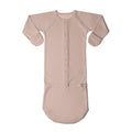 Baby Gown Convertible Sleeper Soft Organic Cotton, Rose