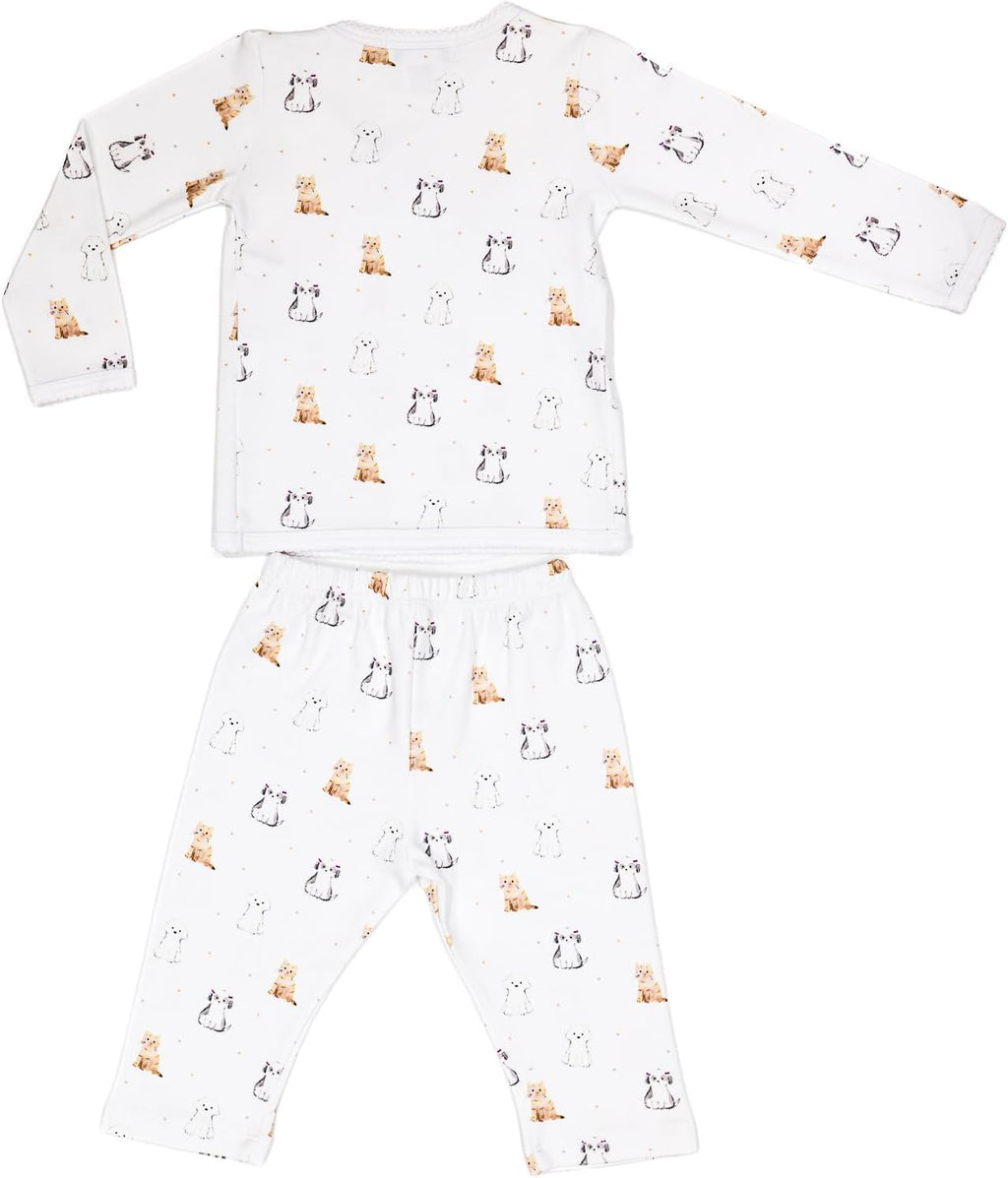 Long Sleeve Kimono Set 100% Peruvian Pima Cotton - Baby Unisex
