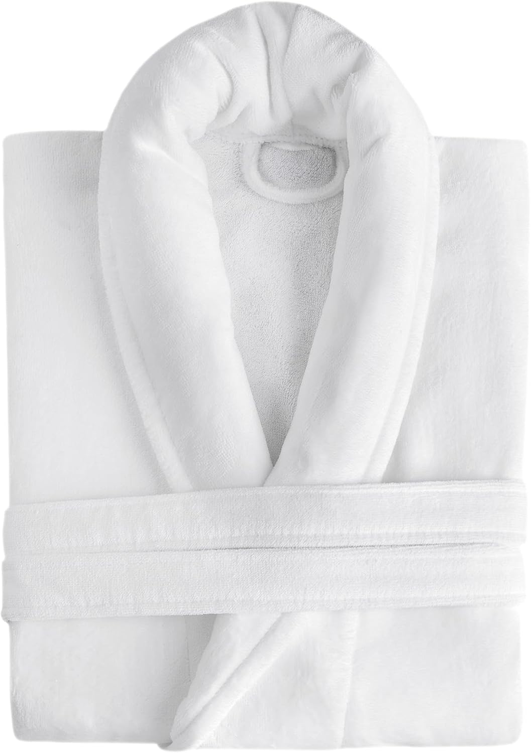 Unisex Luxury Plush Velour Premium Cotton Bathrobe - Ultra Soft And Absorbent Long Robe