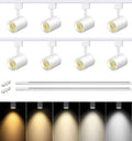 LED Track Lighting Kit with Track Rails, White