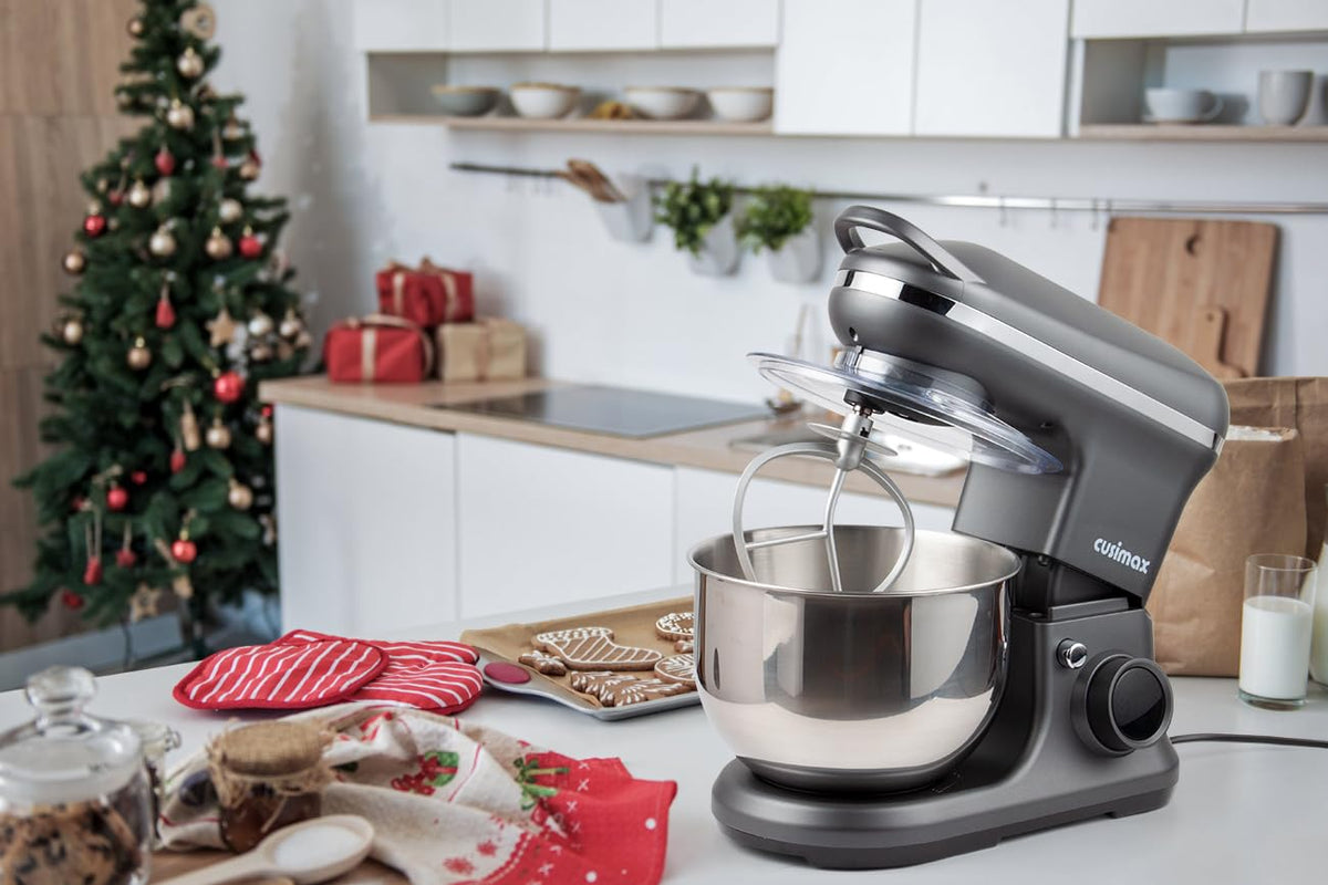 Stand Mixer, Electric Food Mixer with Digital Switch Control, 650W