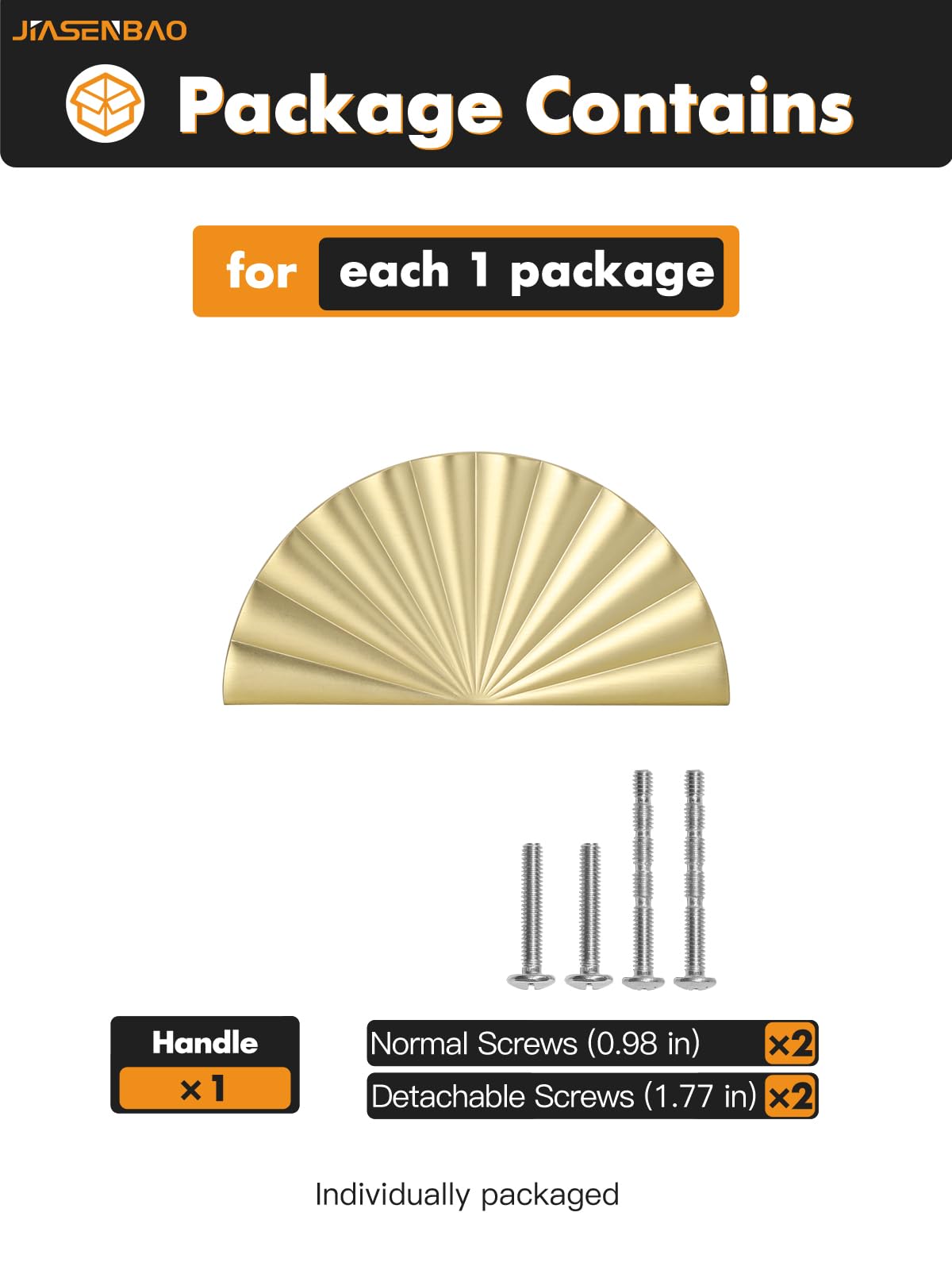 2 Pack Brushed Gold Cabinet Pulls 3" Hole Center Cup Flat Brass Drawer Pulls Kitchen Cupboard Bathroom Dresser