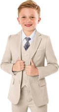 Boys Formal Suit 5 Piece Kids Toddler Tuxedo Suits Set