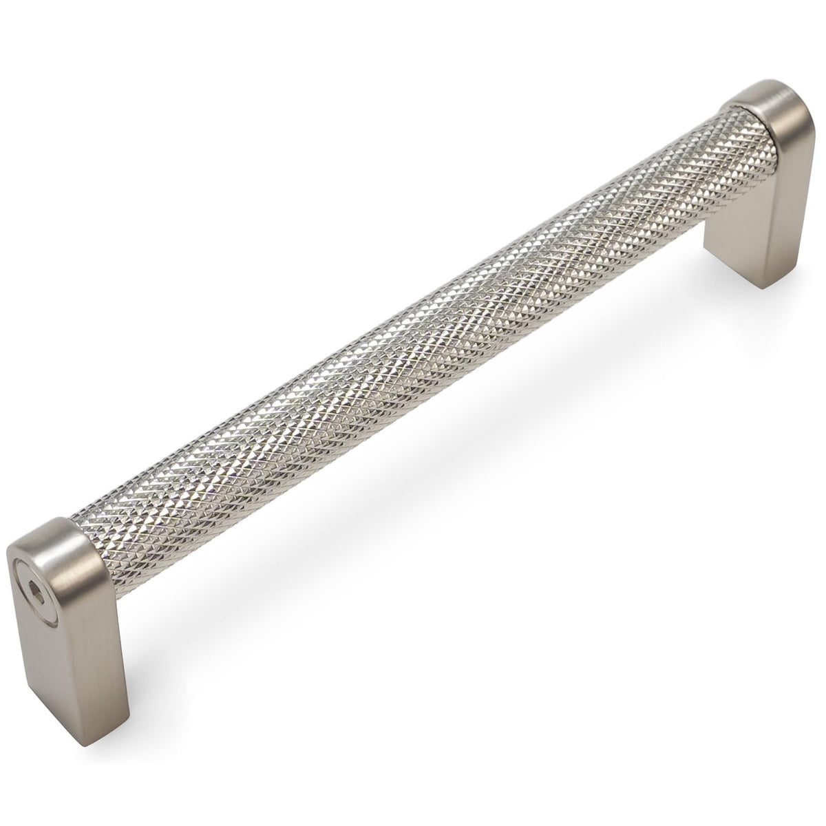 10 Pack 5 Inch Brushed Satin Nickel Kitchen Cabinet Handles Knurled Cabinet Pulls Drawer Pulls Kitchen Hardware