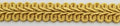 1/2" Chinese French Braid Gimp Trimming - 10 Continuous Yards - Many Colors! (Mustard)