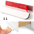 2-Pack Under Cabinet Foot Pull, White, 4-3/4'', Aluminum