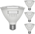 LED Bulb Short Neck Flood Light Dimmable 2700K/3000K/3500K/4000K/5000K Color Selectable 9W 800 Lumen E26