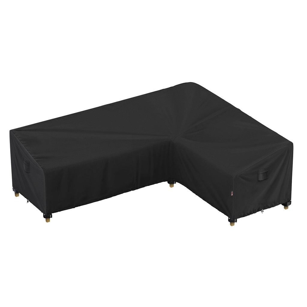 Outdoor Sectional Cover 120 x 90 inch L-Shaped Large Couch Sofa