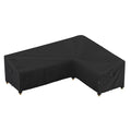 Outdoor Sectional Cover 120 x 90 inch L-Shaped Large Couch Sofa