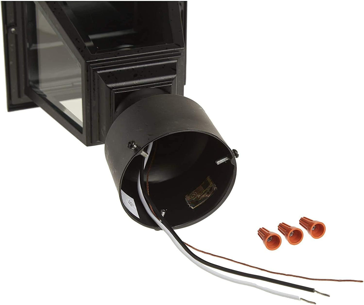 Outdoor Post Lantern, 14 x 6 Inches, 60 Watts/120 Volts (Black)