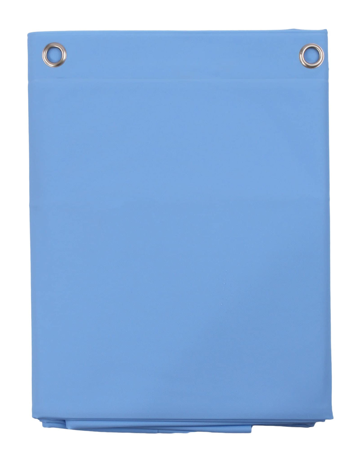 Collections Elegant Heavy Duty Vinyl Shower Curtain Liner with 12 Metal Grommets Sky Blue