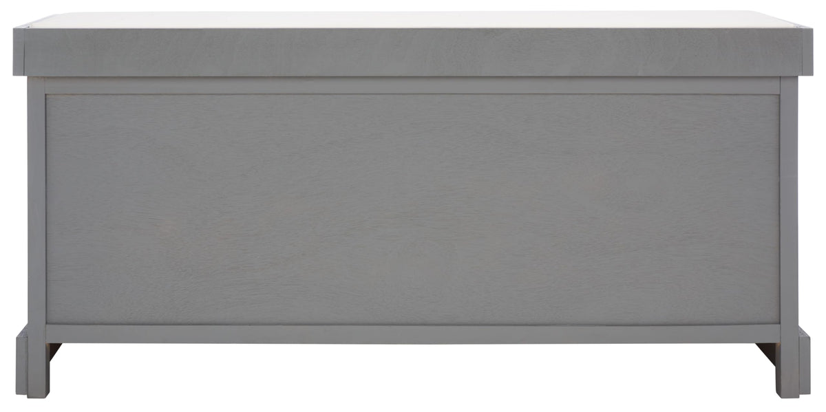Collection - Briar 3-Drawer Upholstered Storage Bench, Farmhouse Entryway Accent Bench with Cushion Top