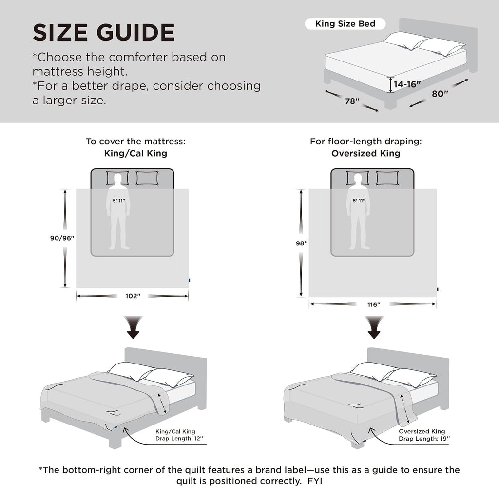 Duvet Insert - Down Alternative Lightweight Comforter