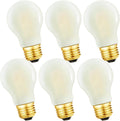 E26 Edison Bulb 6W=60 watt Light Bulb Frosted Dimmable Warm White 2700K Edison Light Bulb 60 Watt AC120V A15 led Bulb