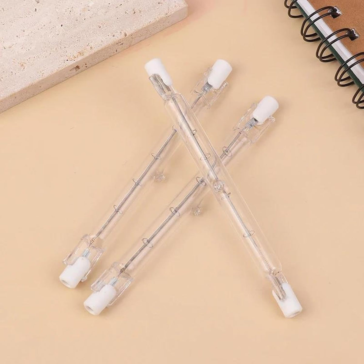 R7S Halogen 125mm 1000W 120V Dimmable Tungsten J125 T3 J Type Light Bulbs R7S 125 220V 1000W Double Ended Quartz Tube