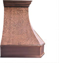 40 Inch Copper Island Mount Range Hood