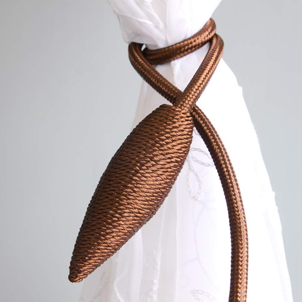 Curtain Tiebacks Clips Creative Window Drape Twist Tie Backs European Style Custom Made Curtain Holders - 4 Pieces