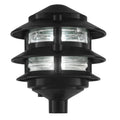 Weatherproof Line-Voltage (120V) 3-Tier LED Outdoor Pathway Light - Permanent Outside Light for Walkway, Driveway &