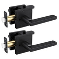 Matte Black Door Handles Interior, Privacy Door Handle 2 Pack