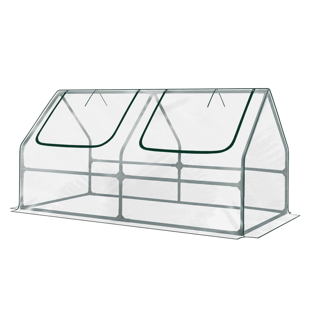 Mini Greenhouse for Indoor and Outdoor Plant Growing, 4 x 2 x 2 ft