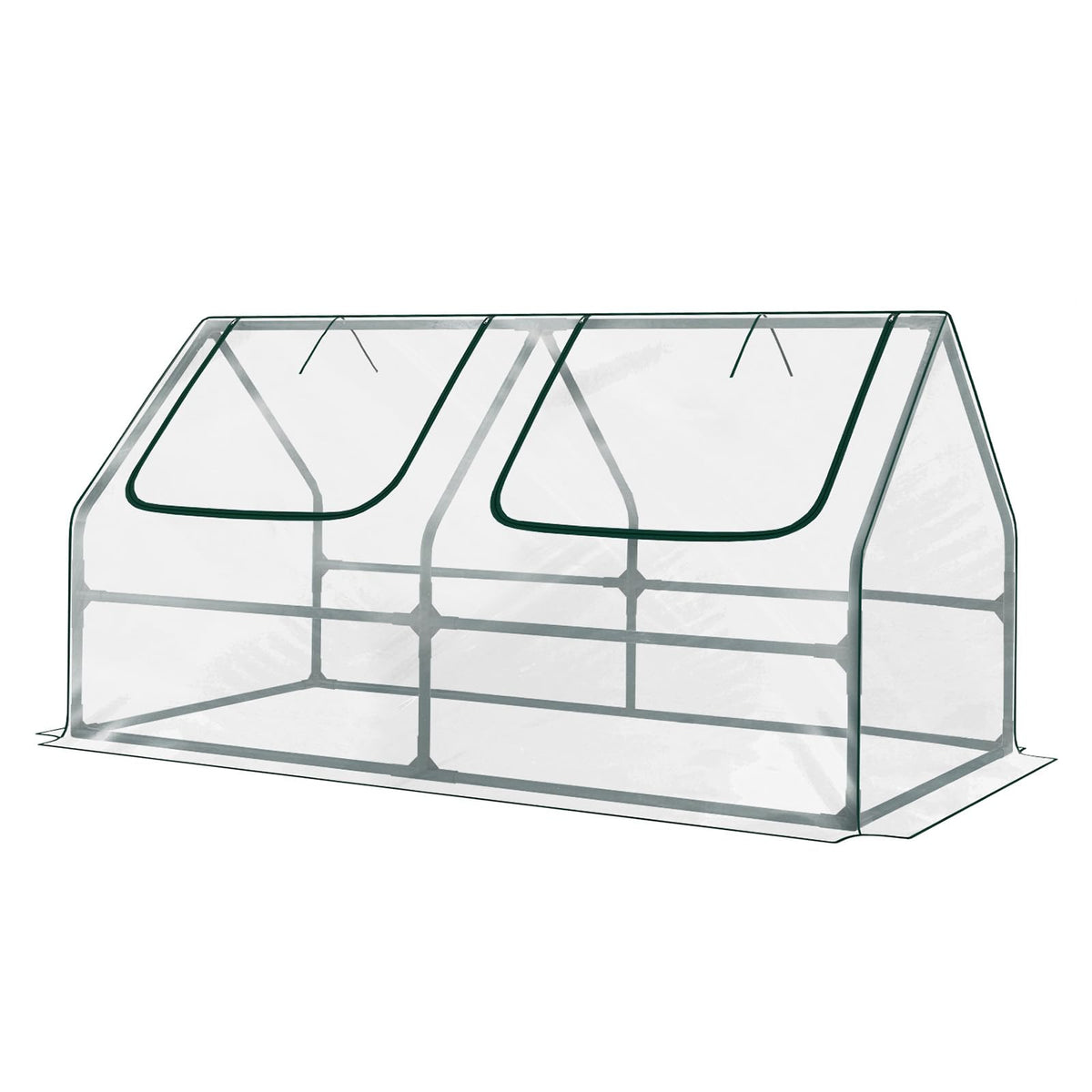 Mini Greenhouse for Indoor and Outdoor Plant Growing, 4 x 2 x 2 ft