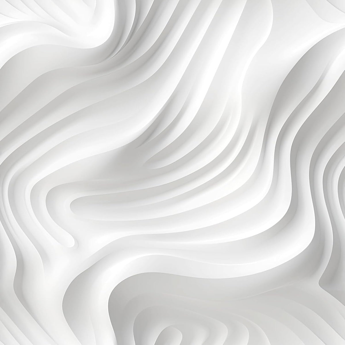 Modern Peel and Stick Wallpaper Grey White Minimalist Wave 3D Effect Wallpaper Self Adhesive Easy Removable Bedroom