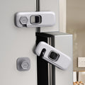 5 Pack Child Proof Refrigerator Lock, Fridge Locks for Kids with Sticky Adhesive Pads, Child Safety Locks for Doors