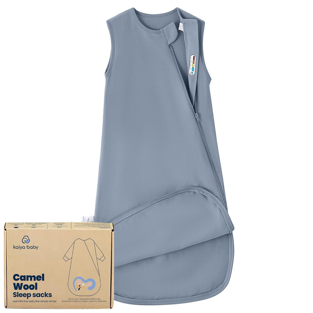 Kaiyababy Organic Cotton Baby Sleep Sack, 0.5 TOG Wearable Blanket