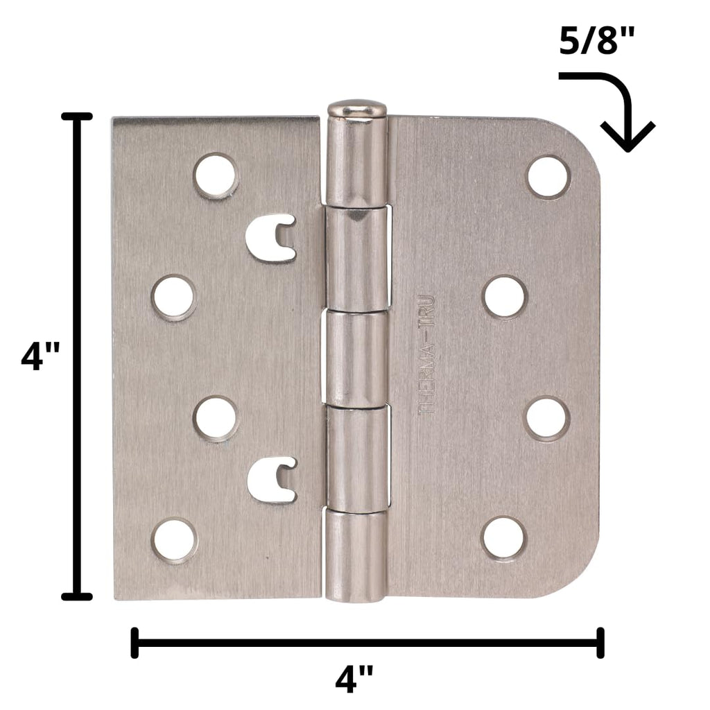 4" Self Aligning Standard Door Hinge (1, Satin Nickel)