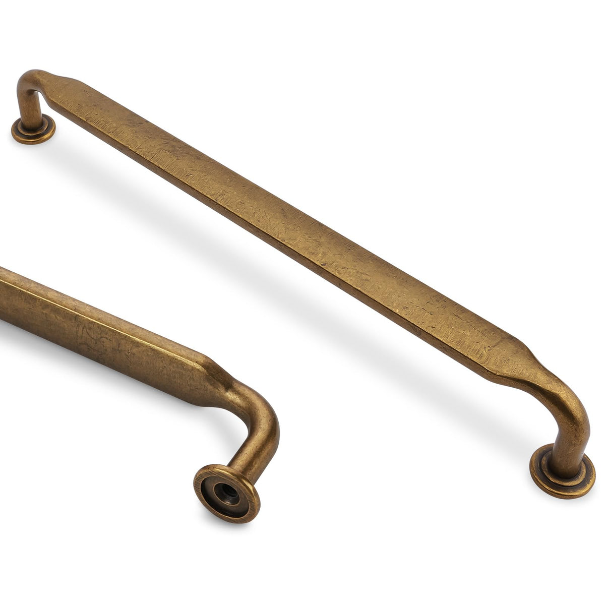 2 Pack 7-1/2 inch Antique Brass Kitchen Cabinet Handles