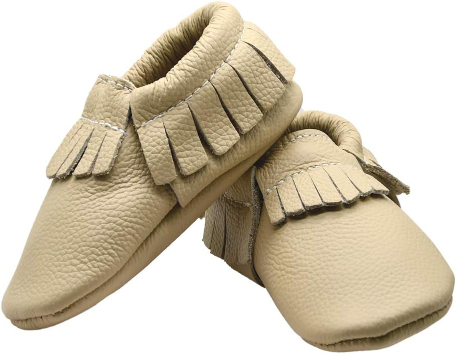 Baby Leather Shoes Baby First Walking Shoes Baby Tassel Shoes Soft Sole Crib Shoes Baby Moccasins
