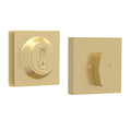 Entry Deadbolt Lock - Heavy Duty Round Locking for Left or Right-Handed Doors - Interior/Exterior - Satin
