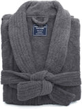 Bathrobe Mens,Premium Thick Terry Cloth Bathrobe,Towel Bath robe Long-Staple Combed Men's Cotton Robe