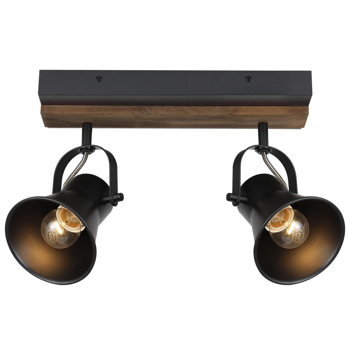 Track Light Fixtures, Adjustable Ceiling/Wall Mount, Industrial Black Kitchen Track Lighting