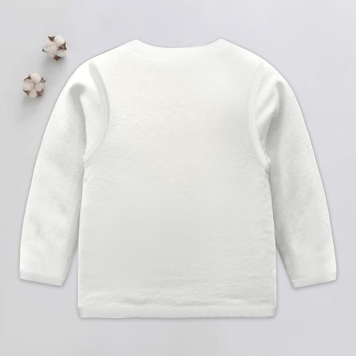 Baby Boys Girls Button-Down Cardigan Toddler Cotton Knit Sweater White 110