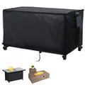 Rectangular Fire Pit Cover 44 x 32 Inch, Gas Fire Pit Table Covers 40-44 Inch Patio Firepit Cover Waterproof Outdoor