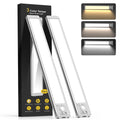 10inch Under Cabinet Lighting with 3 Color Temps, 2 Pack Rechargeable Motion Sensor Light Indoor, 5 Levels Dimmable