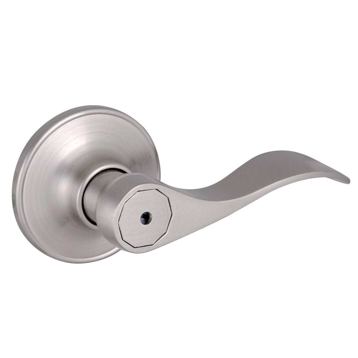 Springdale Privacy Door Lever, Satin Nickel