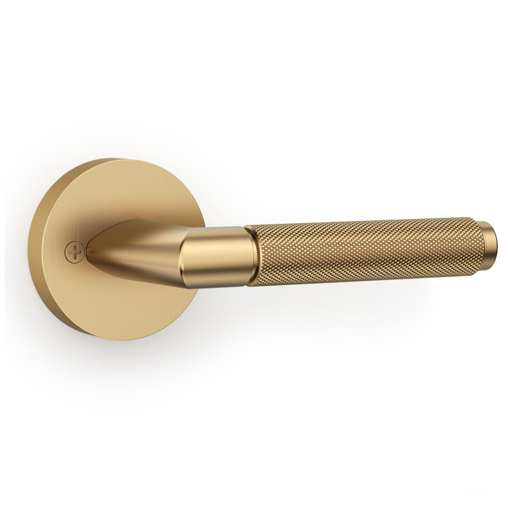 6 Pack Champagne Bronze Passage Interior Door Handles