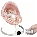 Electric Baby Swing for Infants 0-9 Months, Portable Infant Swing with 5 Swing Speeds, Bluetooth Audio, Remote